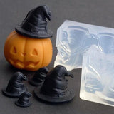 Clear Silicone DIY Witch Hat Mold For Epoxy Resin Jewelry Making Craft Tools