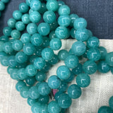 10mm Natural Amazonite Round Green Necklace Hand String Bracelet