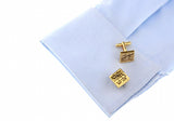 Men's Silver Cufflinks - Novelty Design