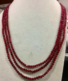 Sapphire Gemstone Akoya Pearl Necklace 17-19''AAA
