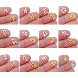 5PCS Zodiac Sign Charms for Women Jewelry Making