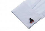 Arrival 3D Skating Shoes Cuff Links Roller Skating Men's Cufflinks