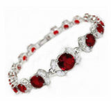Crystal Bracelet in Pink/Green/Blue/Red