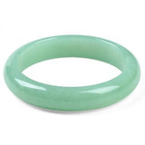 Burmese Jadeite Light Green 54-64mm Bracelet Princess Jewelry
