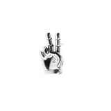 S925 Sterling Silver Victory Earrings Unisex