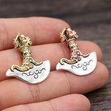 Tibetan 925 Silver Dorje Pendant Sterling Buddhist Amulet