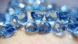 5pcs Smoky Quartz Triangle Faceted Beads 7-8mm for DIY Jewelry Making