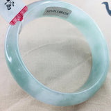 Zheru Natural Jadeite Bracelet 54-61mm Ice Floating Female Jade Gift