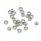 100pcs Stainless Steel End Caps for DIY Jewelry Making