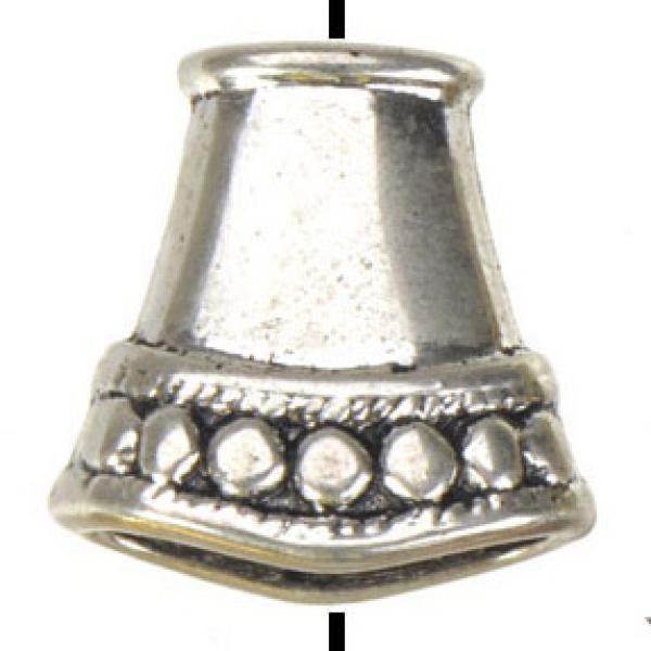 Metal Bead Caps Dangles Charms Tassels Antique Bronze Silver 30pcs