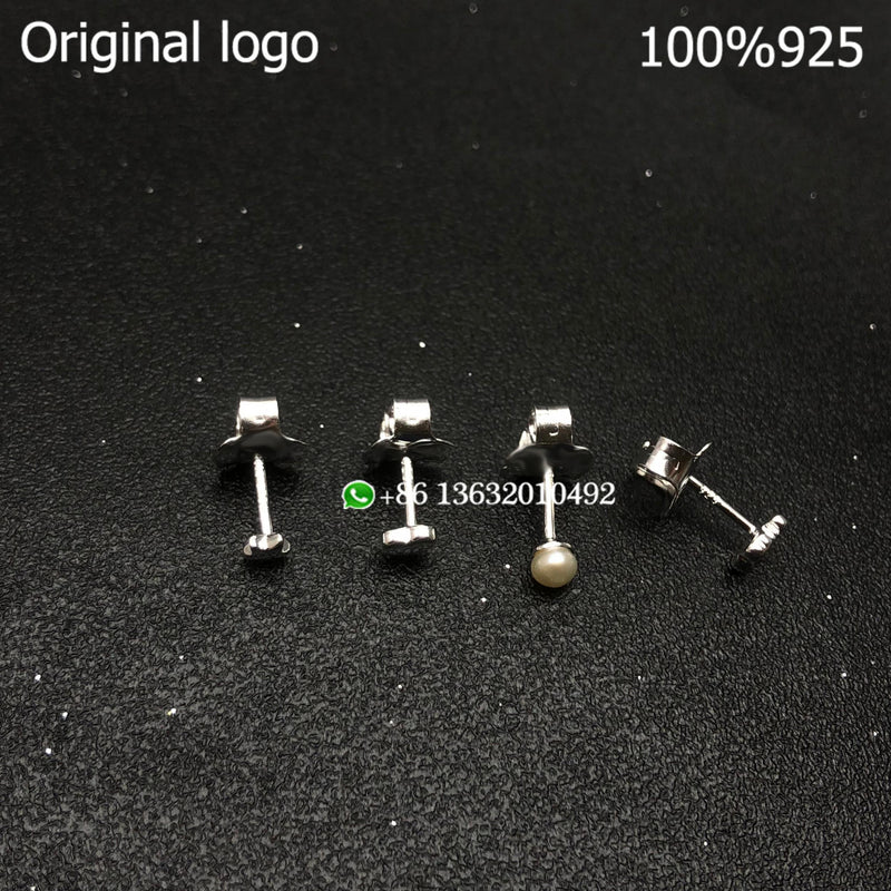 925 Silver Spain Bear Earrings, Cute Animal Design Jewelry