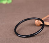 Thin Jade Bangle Natural Agate Jade Lucky Bangle Sweet Girl's Gift