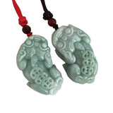 Zheru Jade Beast Brave Pendant Necklace Jewelry