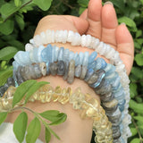 Labradorite Moonstone Agates Chips Gravel Stone Bead for Jewelry
