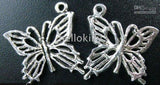 Wholesale 180PCS Tibetan Silver Butterfly Charms