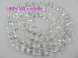OMH 150Pcs Butterfly Glass Crystal Beads 8x6mm - 8 Colors Available