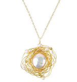 Elegant 925 Silver Pearl Necklace Pendant for Women