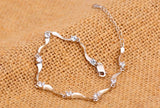 925 Silver Crystal Zirconia Bracelet for Women