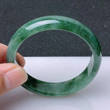 Natural Burma Jade 54mm-62mm Princess Bracelet for Women