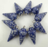 Natural Stone Crystal Charm Pendant for DIY Jewelry Making