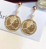 Natural Pearl Earrings Real Freshwater Pearl Fine Jewelry For Lady