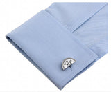 iGame Ruler Cuff Links Brass Protractor