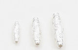 925 Silver 9 Eyes DZI Beads Thai Silver Tibetan Nine Eyes DZI Beads