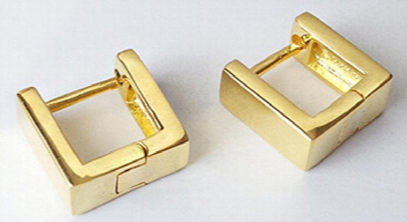 925 Silver Geometric Stud Earrings Women Jewelry