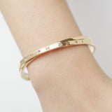Crystal Stainless Steel Roman Numerals Bracelet for Women Men