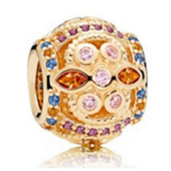 XIAOYI 100% S925 Yellow Monkey Charm with Zircon for Love Snow