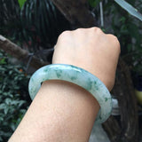 Zheru Jadeite Light Flower Bracelet 54-64mm