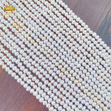 Round Potato Pearl Beads, Genuine Pearl Beads