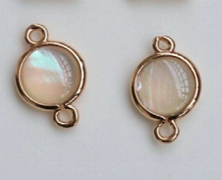 Copper Shell Earrings Charms Necklace Pendants