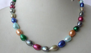 Multicolor 11mm Baroque Freshwater Pearl Necklace