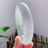 Natural Light Colored Myanmar Jade Bracelet 54mm-62mm
