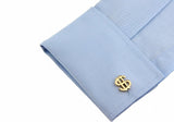 iGame High Men Shirt Cuff links Retail Copper Material Golden US Dollar CuffLink