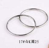 Alloy Geometry Round Shape Metal Charms for Earrings/Pendants