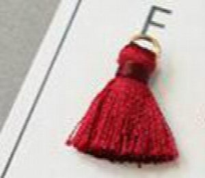 Silk Thread Tassel Charms for DIY Earrings, Colorful Pendant