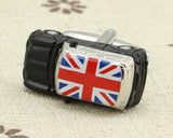 Sunnylink Men's National Flag Car Cufflinks for Shirt M4181