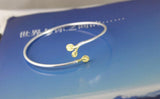 Leaf Bracelet Silver 925 Women's Jewelry Wild Charm