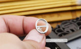 925 Silver Earring Studs for Oval Cabochons EH03