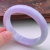 Natural Light Purple Burmese Jadeite 54mm-64mm Bracelet