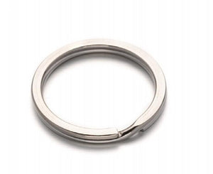 304 Stainless Steel Split Key Rings Chain Jewelry DIY 30*3mm