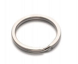 304 Stainless Steel Split Key Rings Chain Jewelry DIY 30*3mm