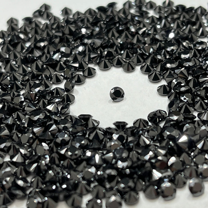 Zhanhao Moissanite Beads 1Carat Melee Loose Gemstones Round Colored Moissanite