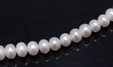 AA 5x7MM Round Cultured Freshwater Pearl Loose Beads 14inches