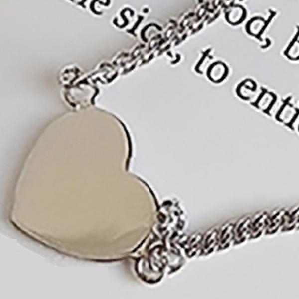Korea Style 925 Silver Heart Love Bracelets