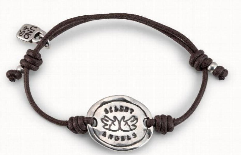 925 Silver Plated 14k Adjustable Leather Rope Bracelet