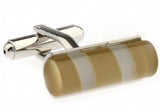 Green Yellow Cat's eye CUFFLINKS for shirt