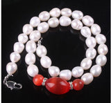 South Sea Akoya Pearl Rice Necklace 18''